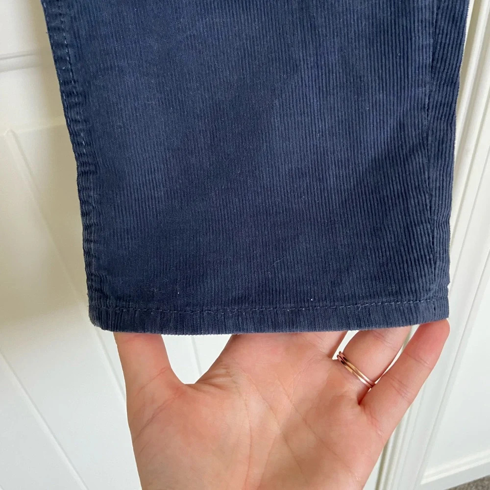 H&M girl’s navy corduroy pants — size 12/13 youth - Picture 3 of 8
